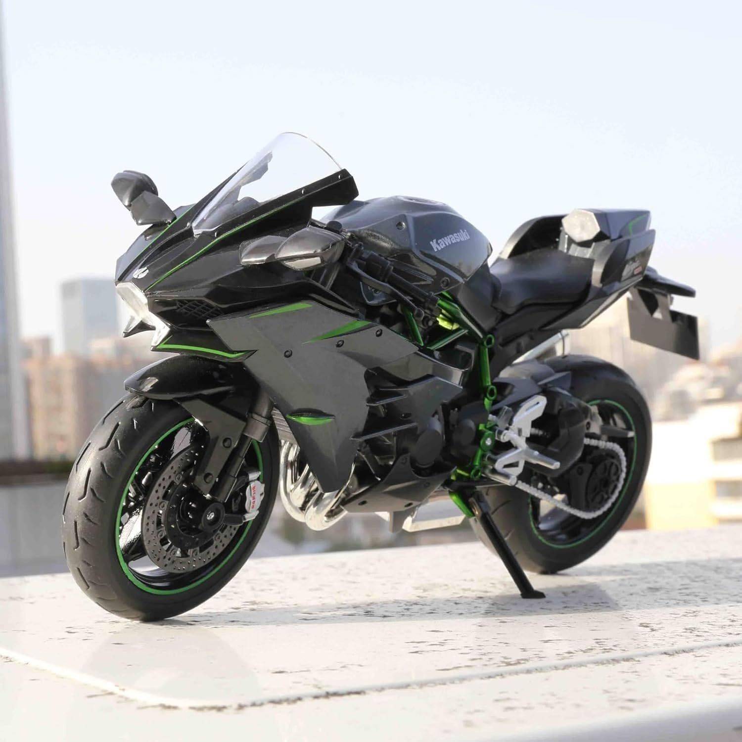 Arizuul 1:10 Kawasaki Ninja H2R Diecast Bike - Image 2
