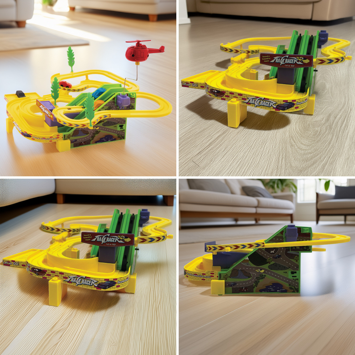 Image of frendo Race n Roll Track set with Lithium Battery | C-Type USB | Track Car for Kids