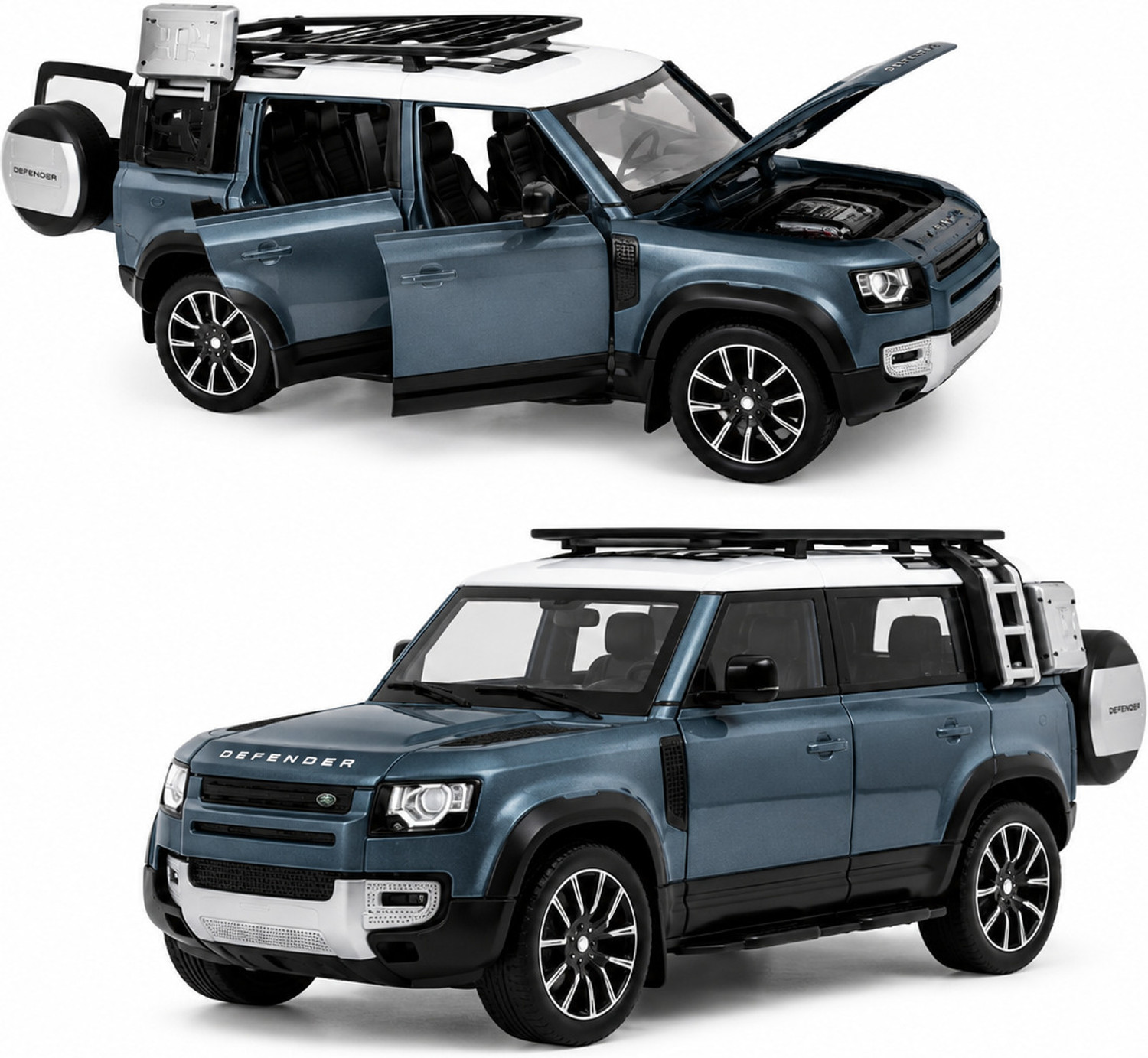 Toyzy Range Rover Defender 1:32 Scale Model Car Exclusive Alloy Metal Pull Back Car
