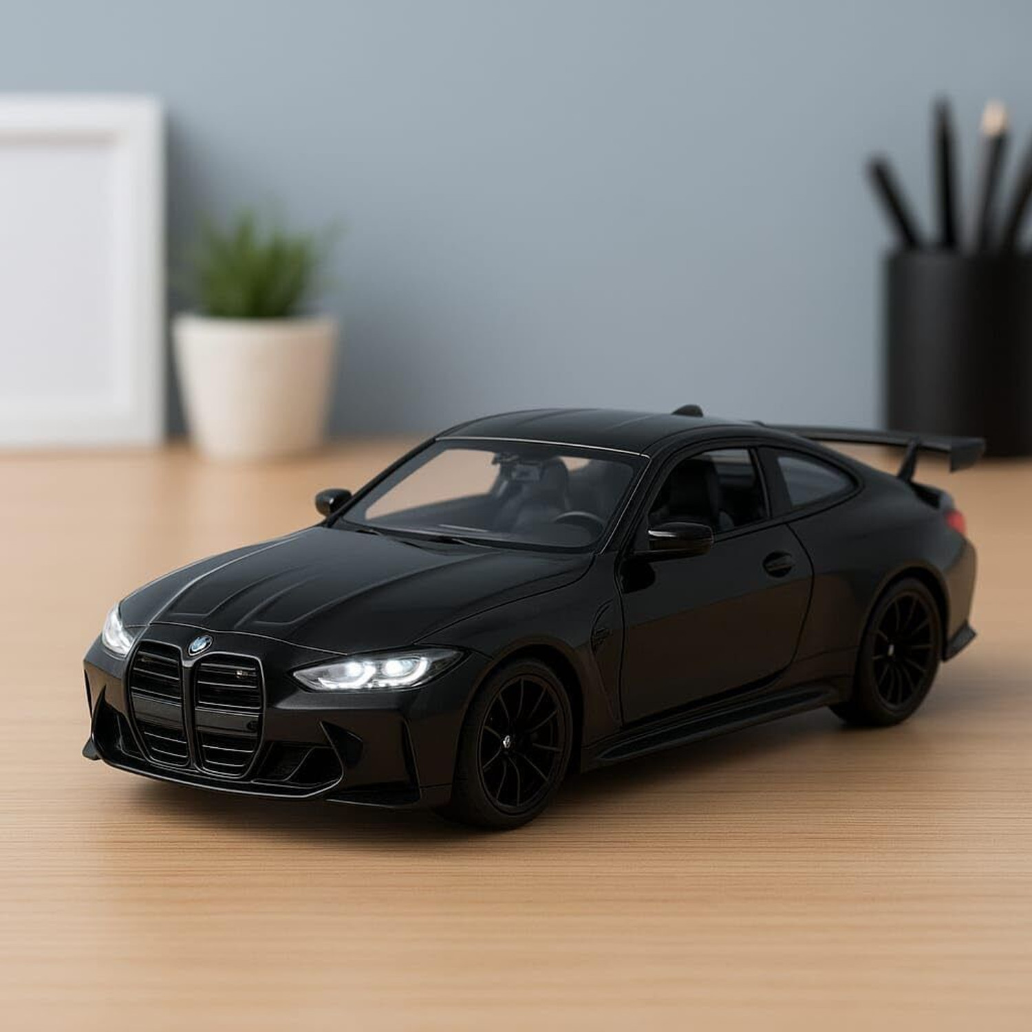 Image of Ragiluxe 1:32 bmw Diecast Toy Car M4 Alloy Die-Cast Car Sound, Light, Pull Back Action