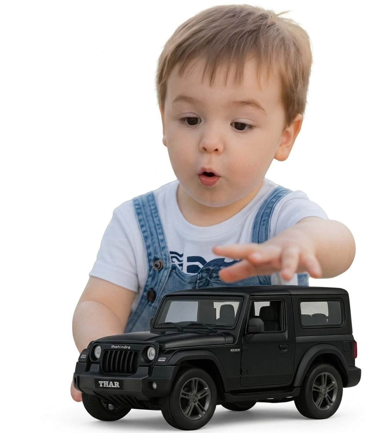 Image of KONKER Metal Mahindra Thar Die Cast Toy Car 1:32 for + 3 year old (THAL, TRAIL, Pack of: 1)