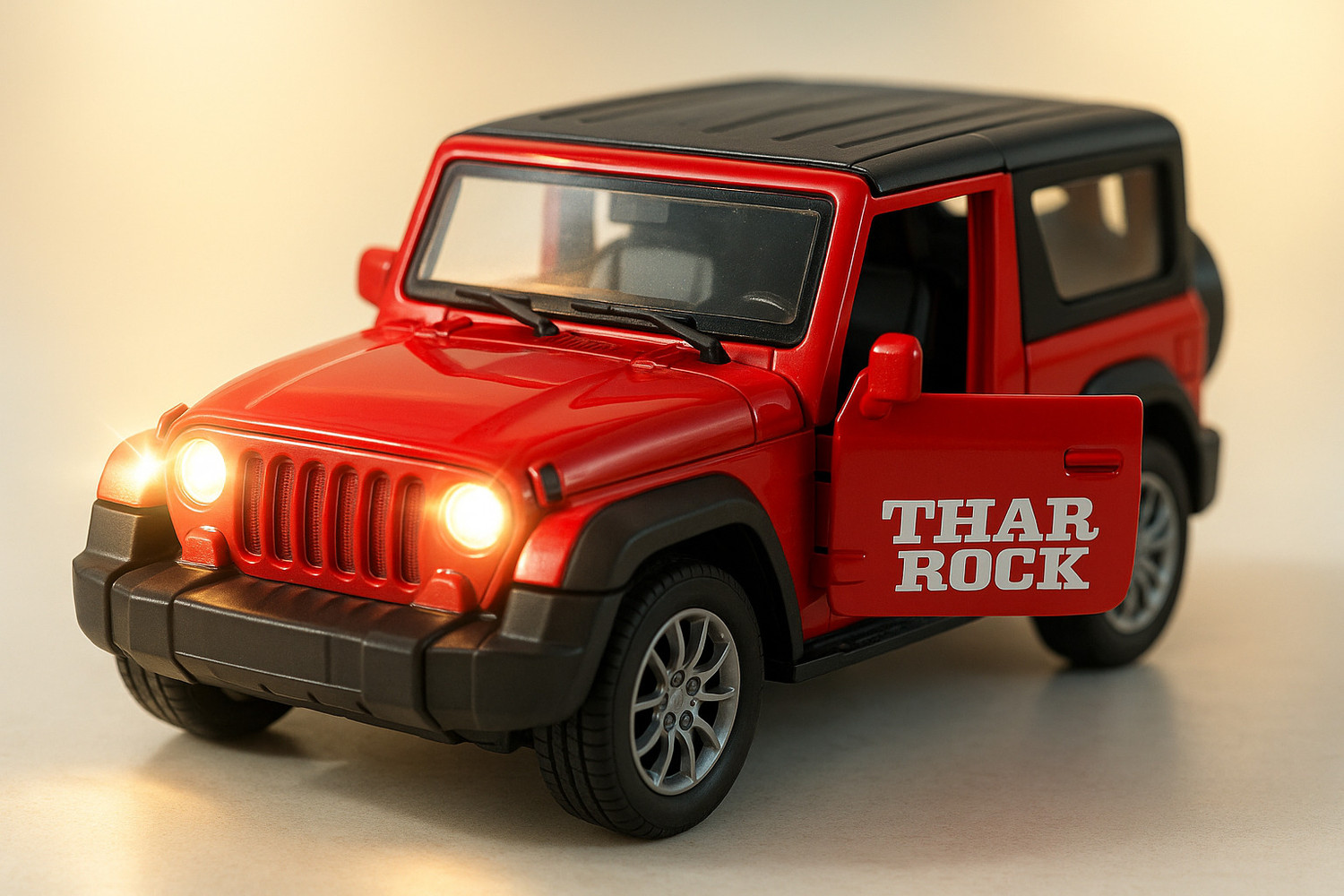 Image of Kidzfun 1:32 Scale Pull Back Thar Metal Car Toy Vehicle with Open Door , Pack of: 1