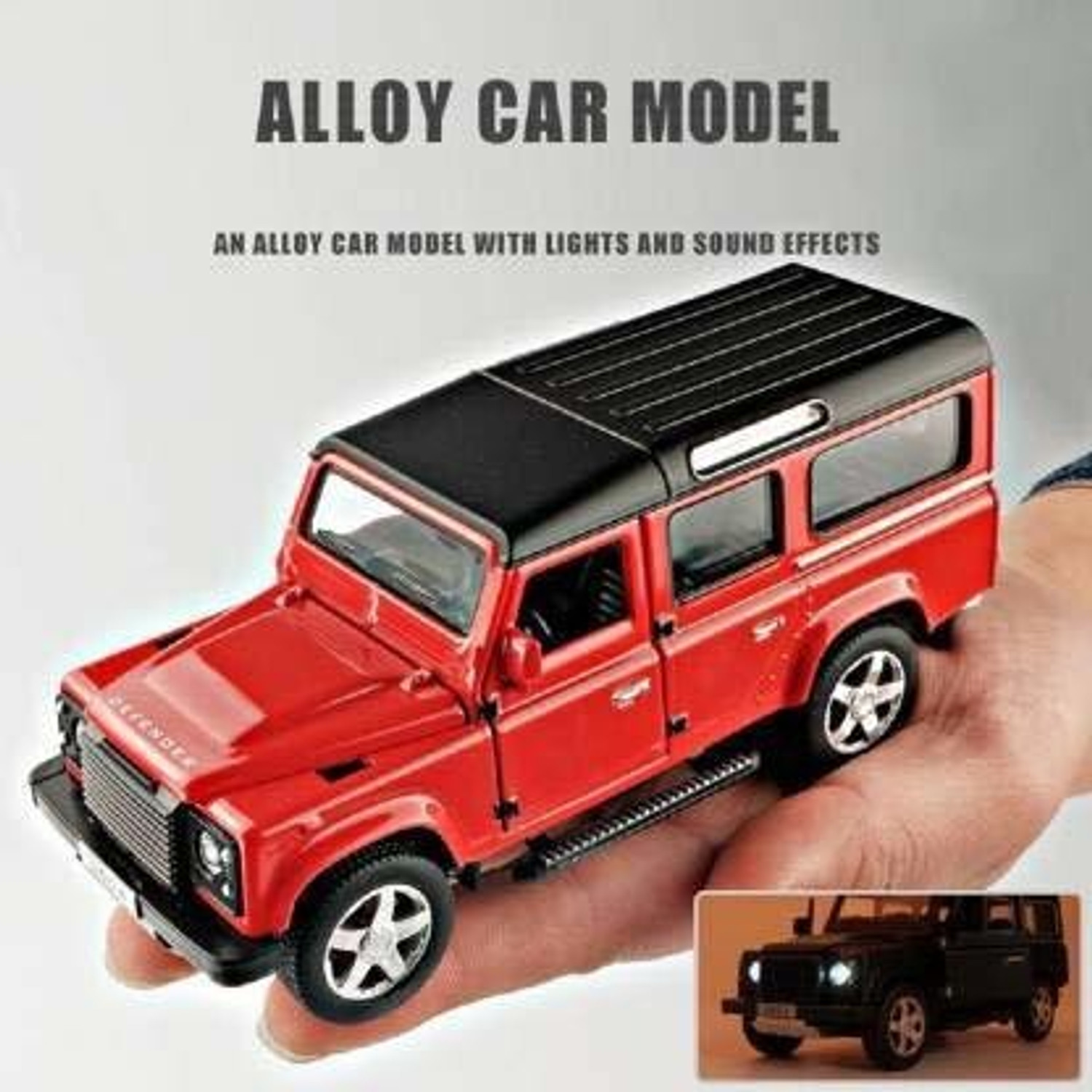 Image of Galactic New 1:32 Die-cast Land Rover Toy car Metal Cars Pullback Toy car for Kids Best Gifts Vehicle Toys for Kids Sound and Light Pull Back Cars Toys & Truck Cars Boys ( Multi Color)(3 Design Available 1 Design Sending)