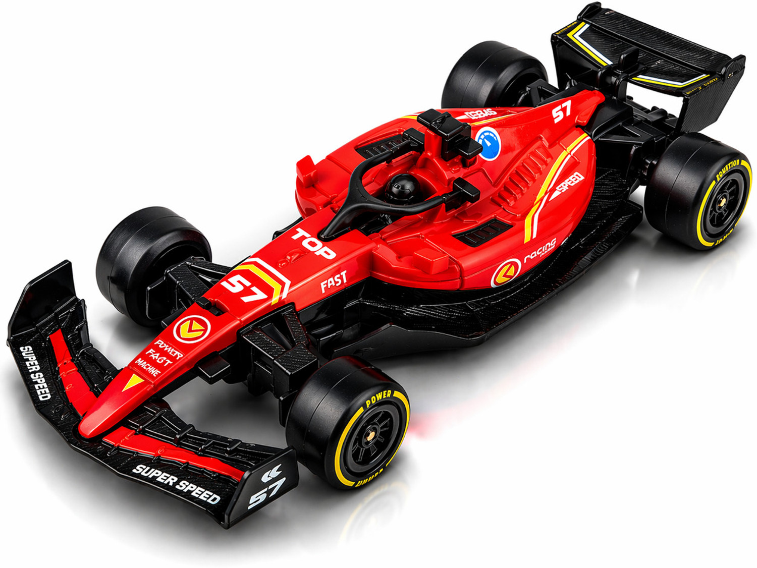 Image of Pkart Formula 1 Racing Car Toy Pull Back Action High Speed F1 Model Kids