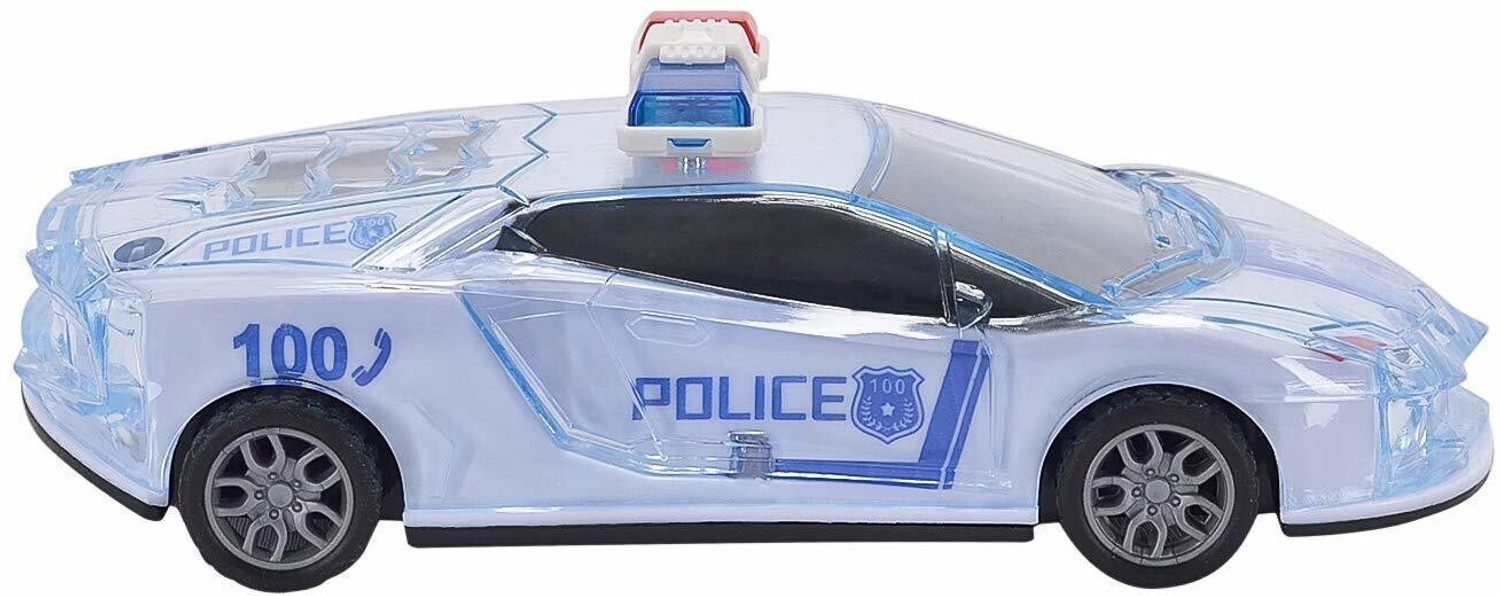 Image of JOLARY Unbreakable Friction Power Police Car Toy With Light & Sound