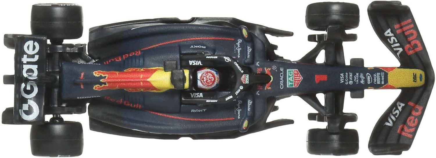 Image of HOT WHEELS Premium Race Team Oracle RED Bull Driver 1 Die-Cast Formula 1 Collectible car