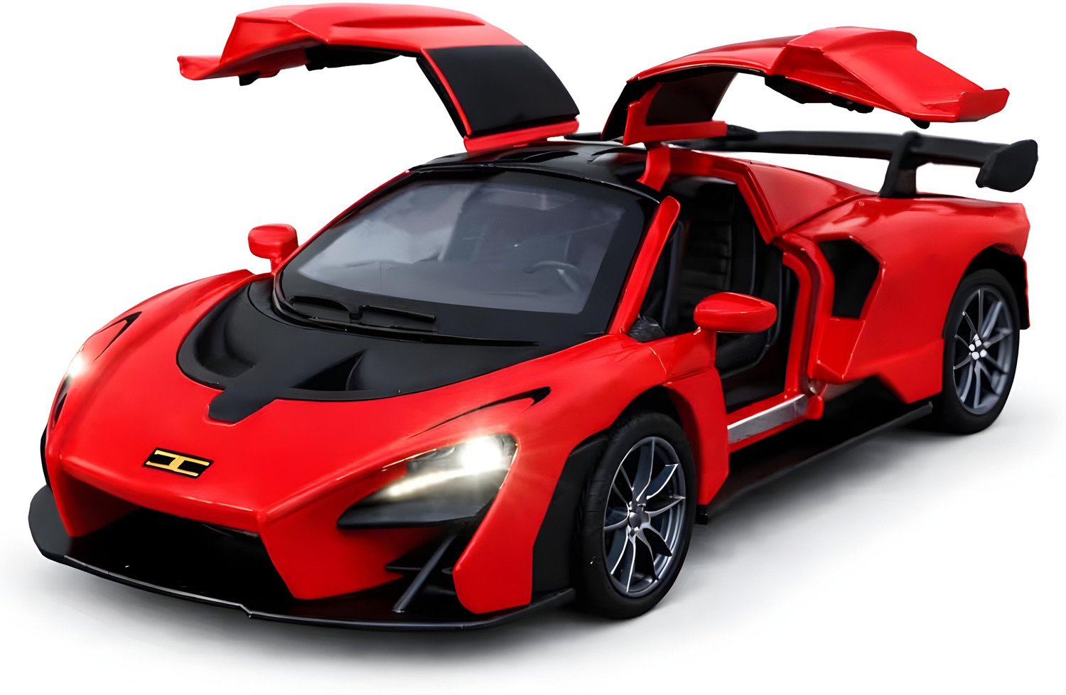 Image of Zoddler Die Cast 1:36 Scale Mclaren Super Toy Car For Kids - Light & Sound Openable Door