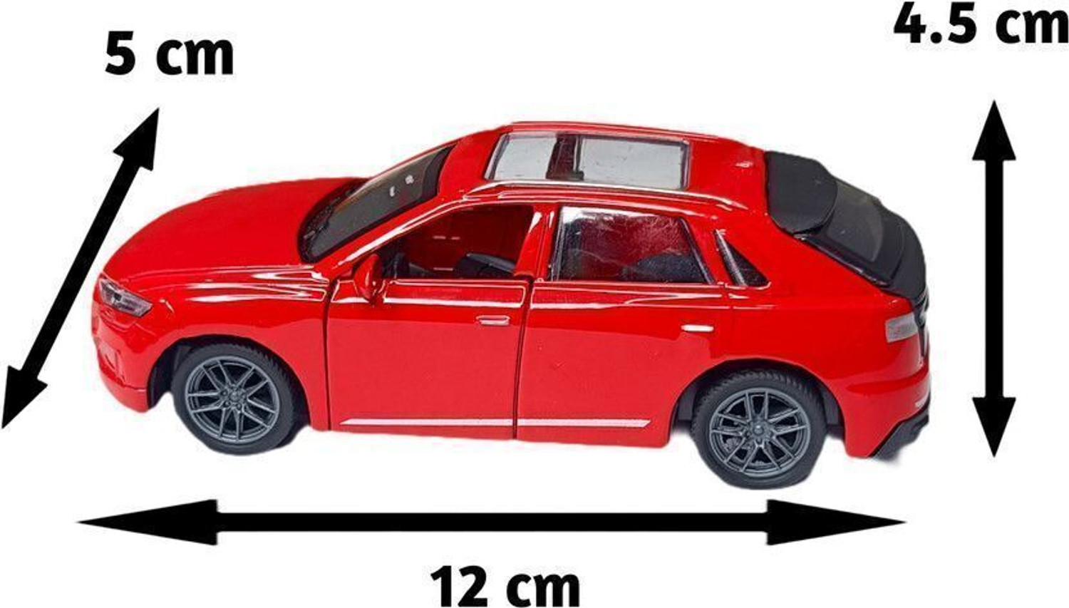 Image of AtwoZDesign Audi Q8 Diecast (1:32) Pull-Back Car with Sound Light and Opening Doors, Trunk