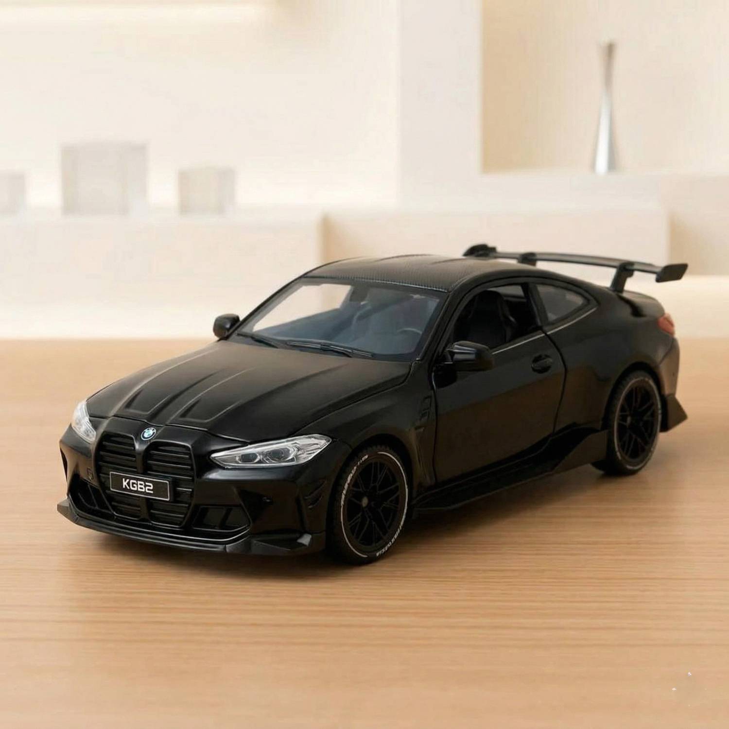 Ragiluxe 1:32 BMW M4 Black Diecast Car - Image 1