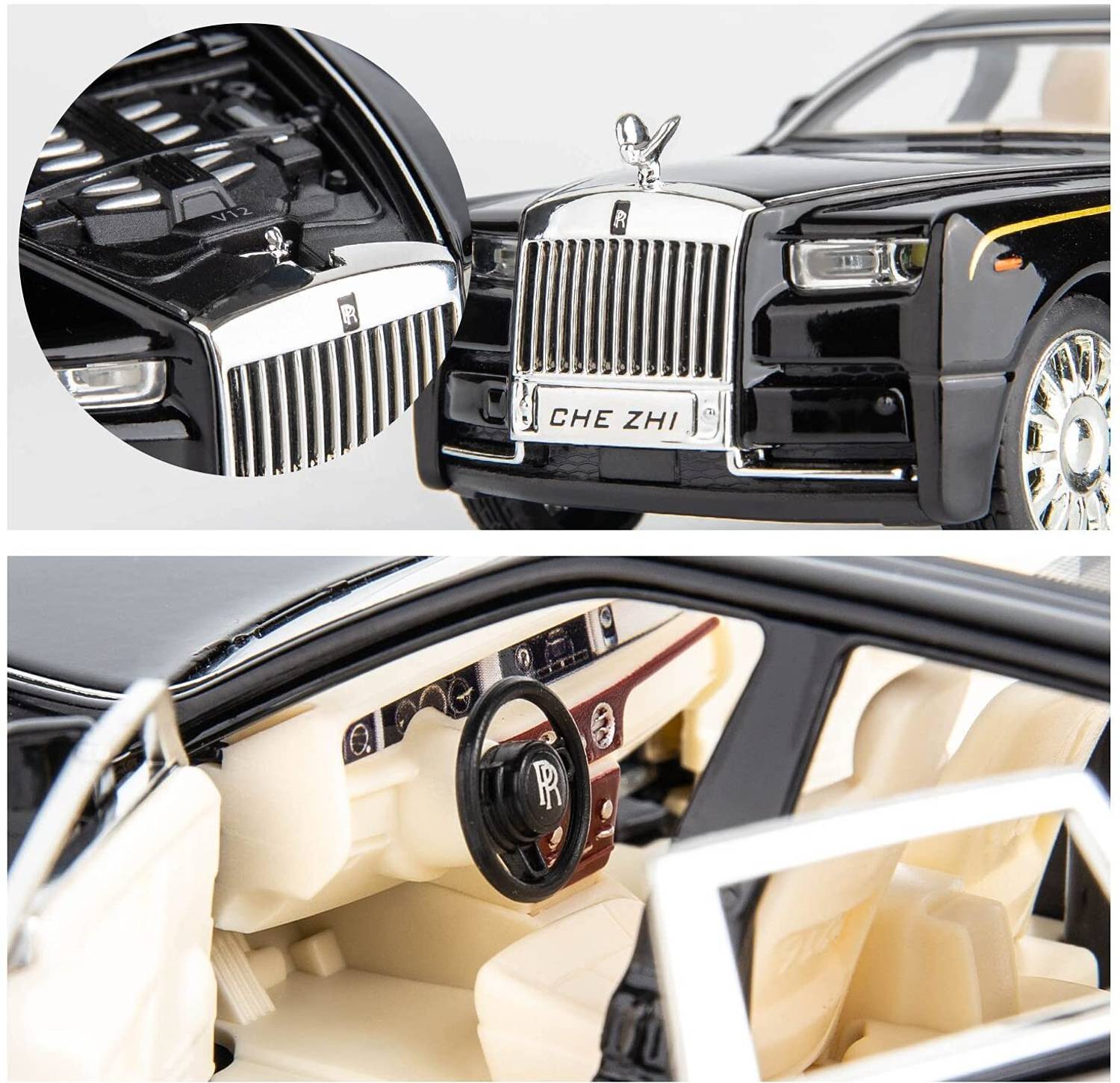 Rolls Royce Car Diecast Zinc Alloy Model | Toy Car 1:32 Scale Realistic Detailed - Image 3