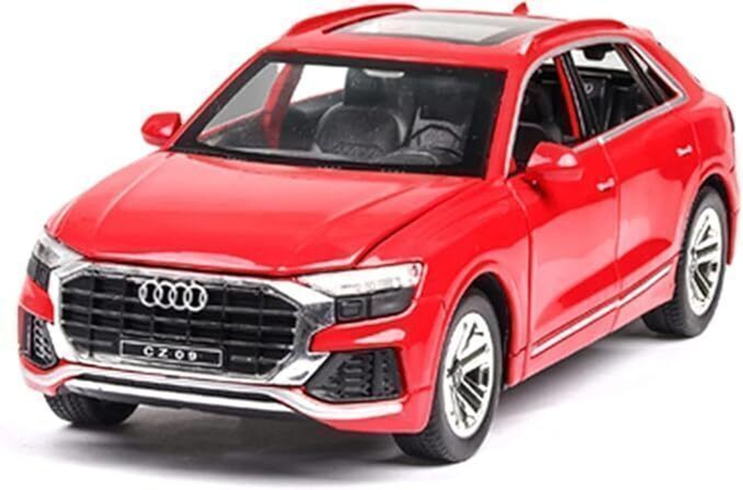 Image of AtwoZDesign Audi Q8 Diecast (1:32) Pull-Back Car with Sound Light and Opening Doors, Trunk