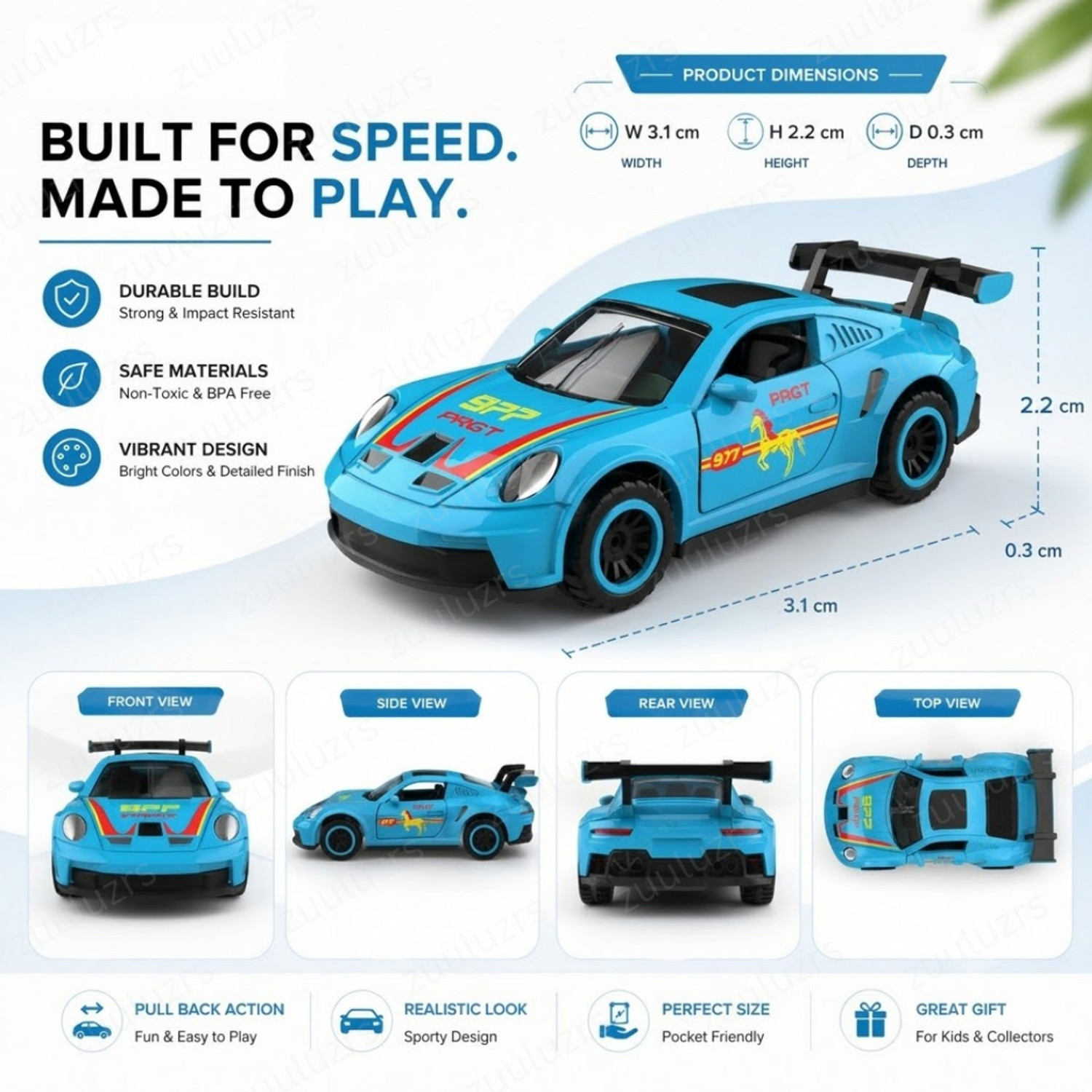 Image of Zuuluzrs 1:64 Mini Car Model Diecast Metal Toy Gift