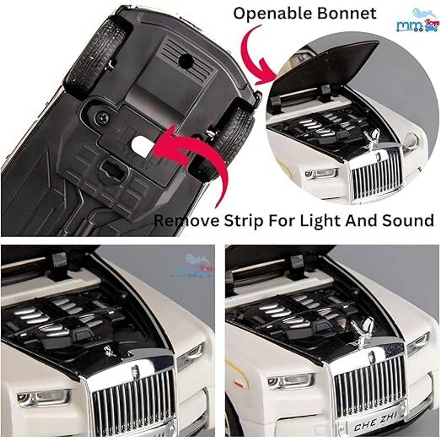 Tinywonders 1.32 Rolls Royce Openable Door Toy - Image 3