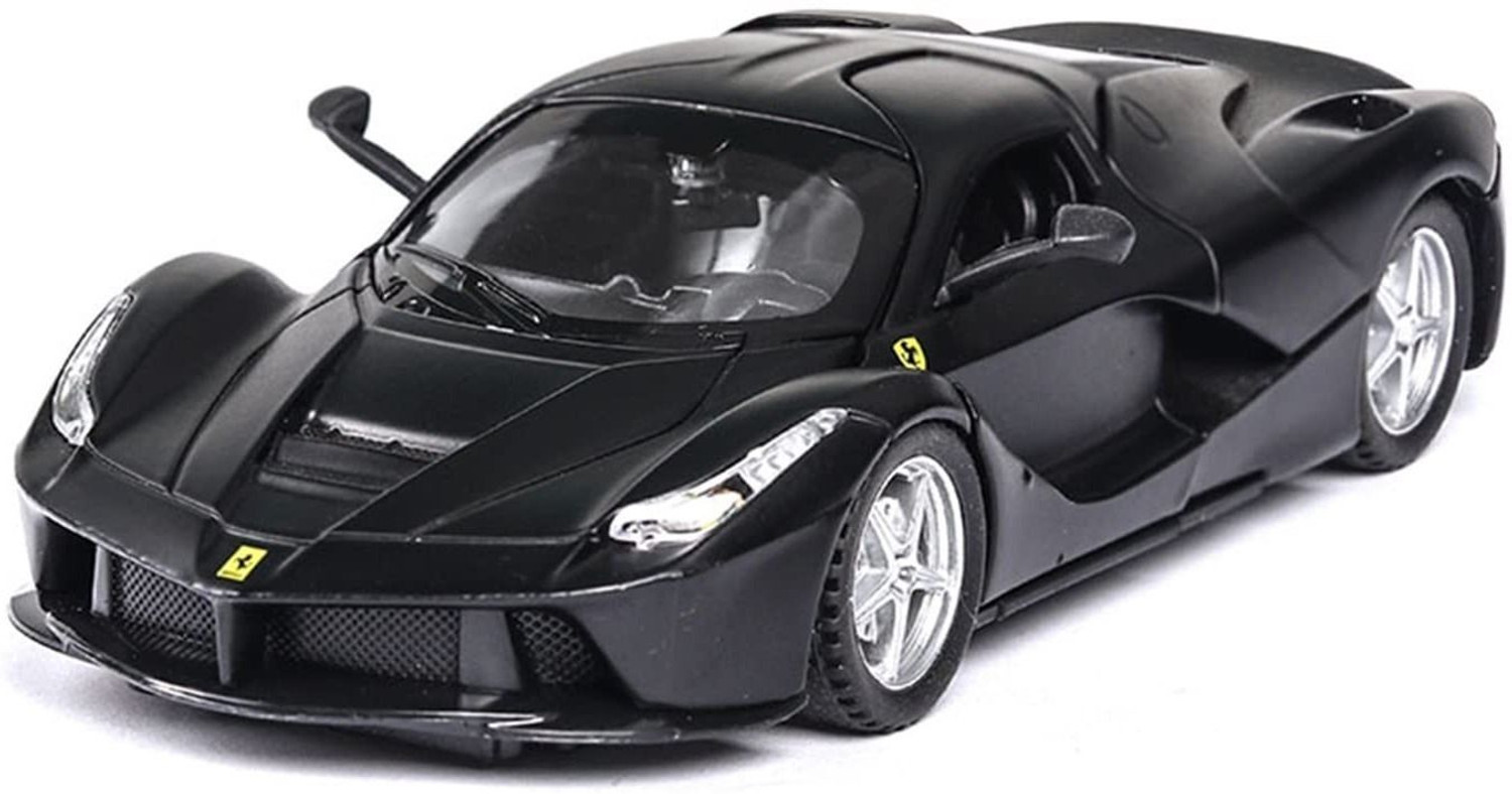 Image of CountryLink 1 /32 Ferrari Race and LaFerrari Toy Car Pull Back Alloy With Openable Doors
