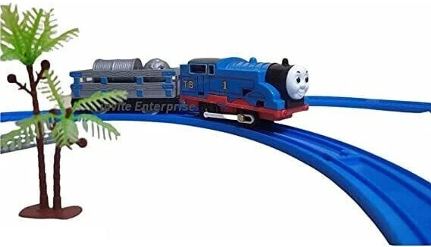 Image of himanshu tex Battery Operated Train Toy Track Set for Kids with Sound & Flashing Light