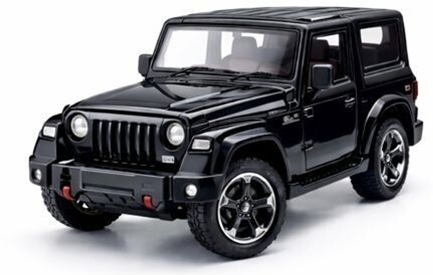 Image of The ToyzKart Die-Cast Metal Car | Openable Doors | Toys For Kids | Black | Pullback