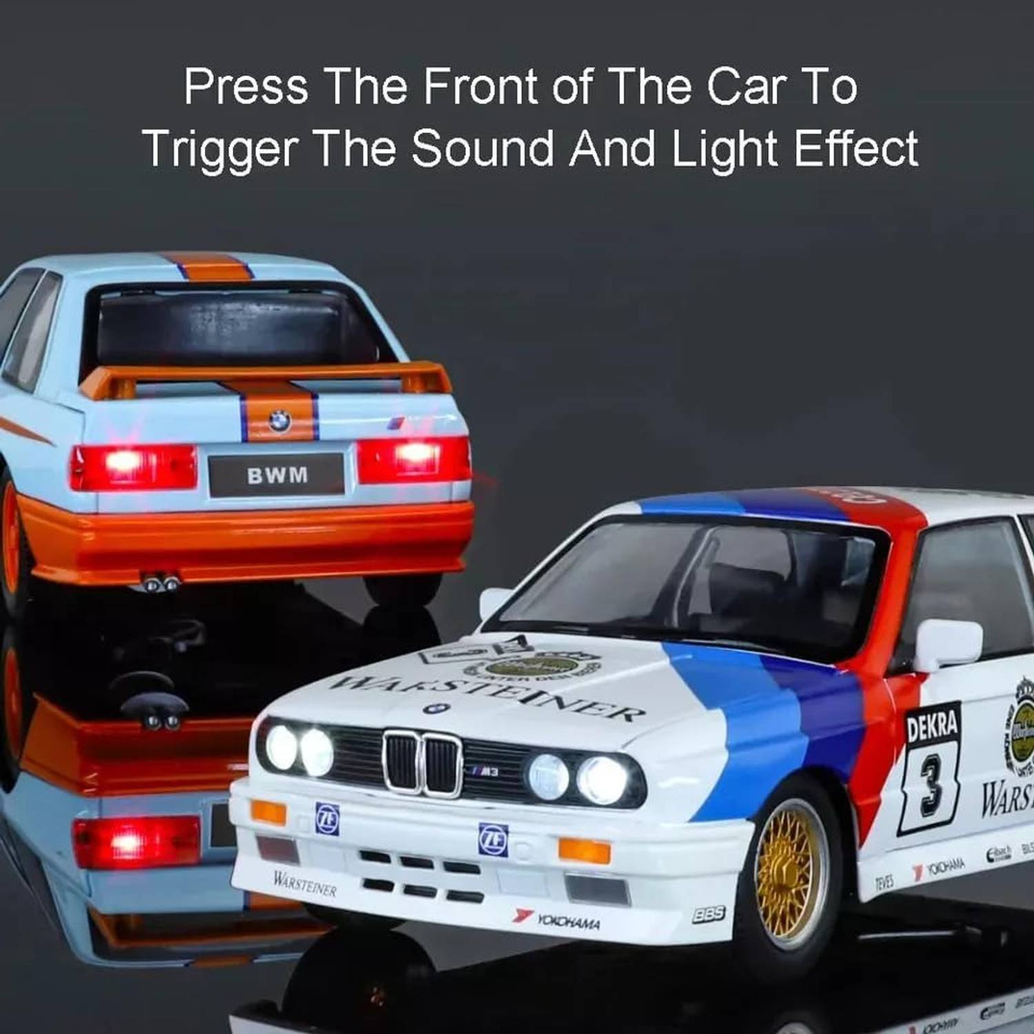 Zuuluzrs 1:24 BMW M3 E30 Toy Car - Image 4