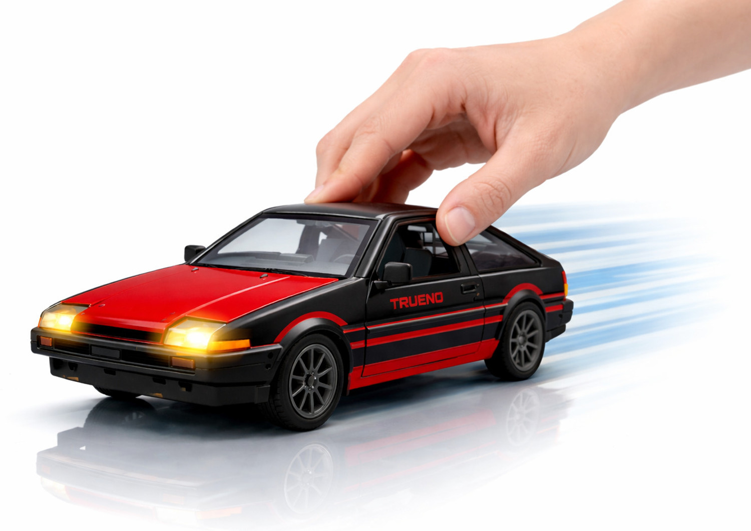 Image of yumyra 1:36 Scale AE86 Trueno Die Cast Toy Car Metal Body with Pull Back Action