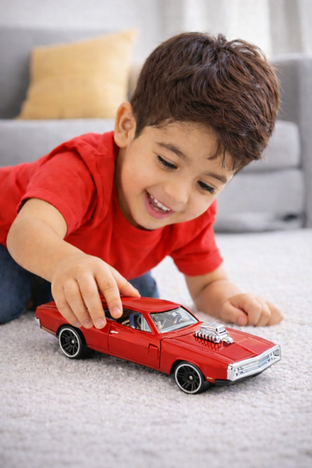 Image of Glenston FF7 1:64 Die Cast Metal Toy Car | Premium Mini Muscle Car | Pull Back Action