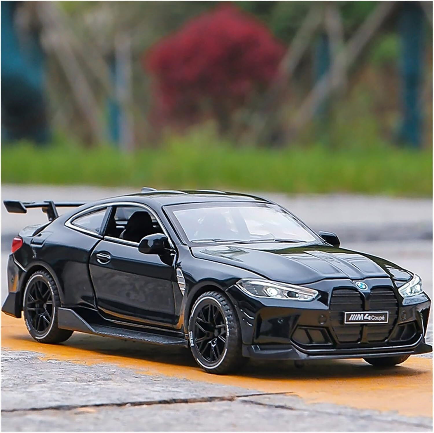 Image of Ragiluxe BMW M4 Pullback Alloy Toy car with Sound & Lights