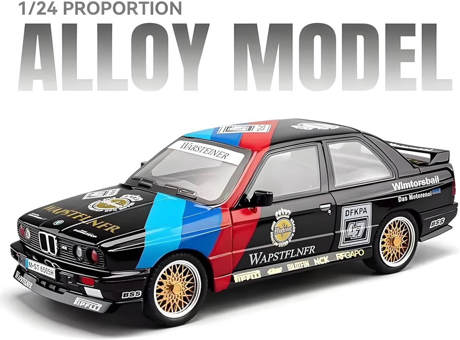 Zuuluzrs 1:24 BMW M3 E30 Toy Car - Image 1