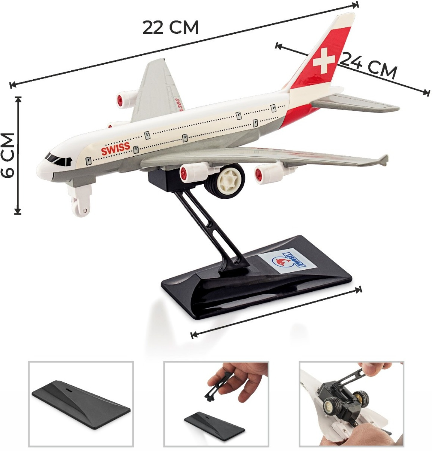 Image of TECHZAGE Aircraft Model Airbus A 380,Plane Airplane Model Toy Planes Diecast Alloy Metal
