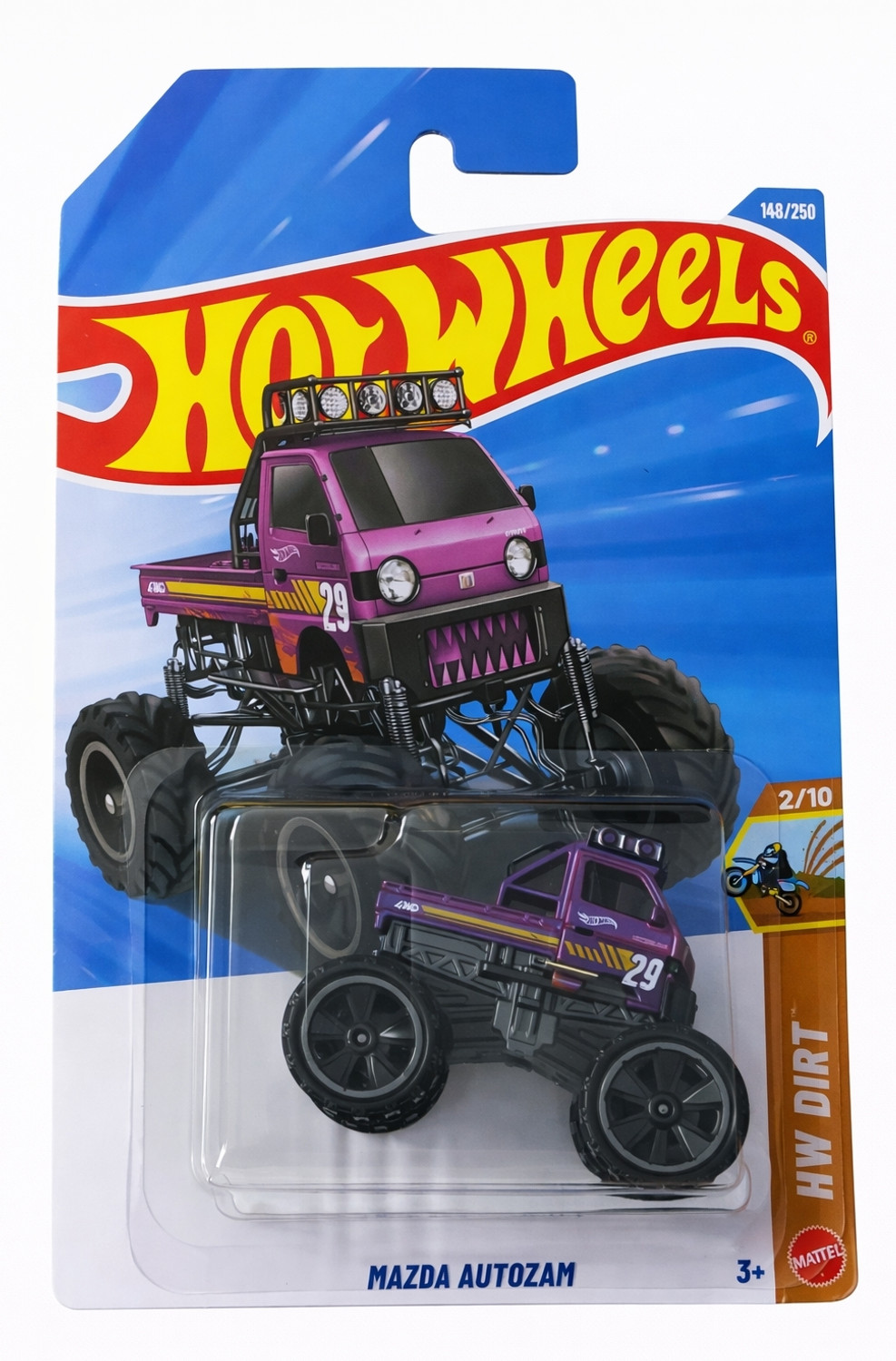 Image of HOT WHEELS C4982 MAZDA AUTOZAM 2 /10 HW DIRT DIE CAST TOY CAR
