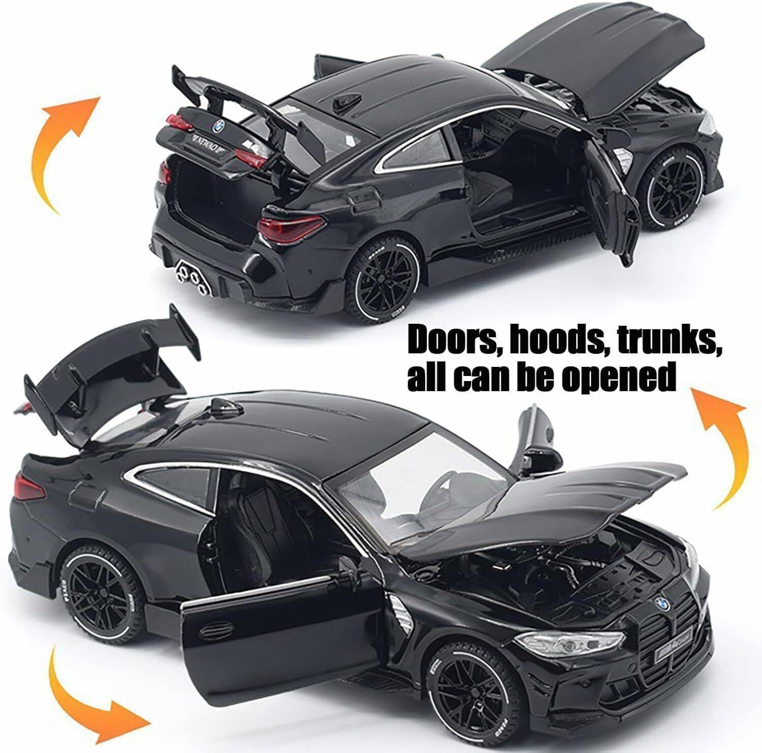 Ragiluxe 1:32 BMW M4 Diecast Toy Car - Image 3