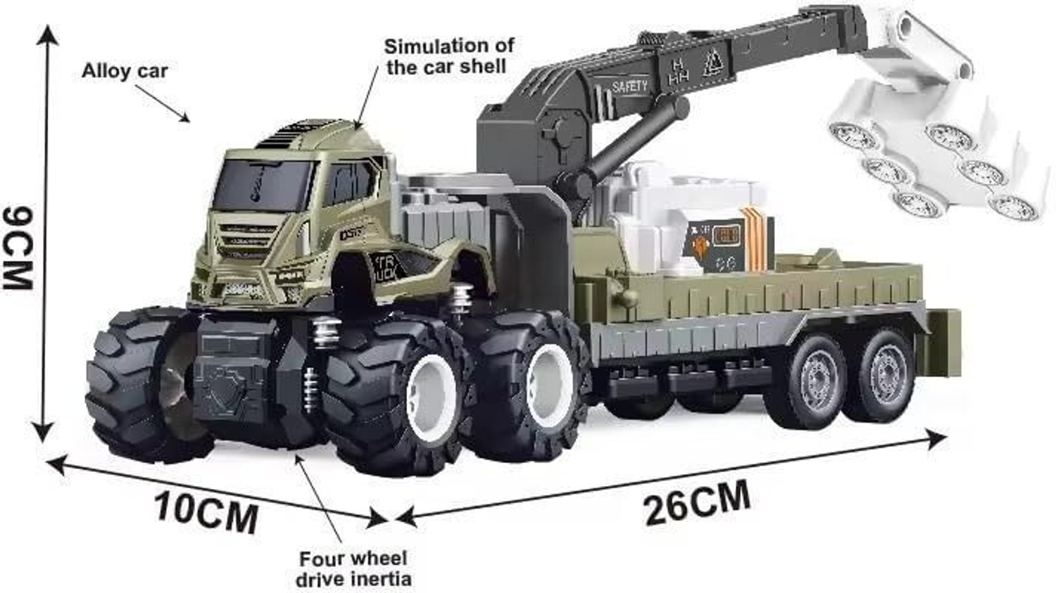 Image of Arizuul New 1:43 Transport Airport Boarding Ladder Engineering Vehicle Toy