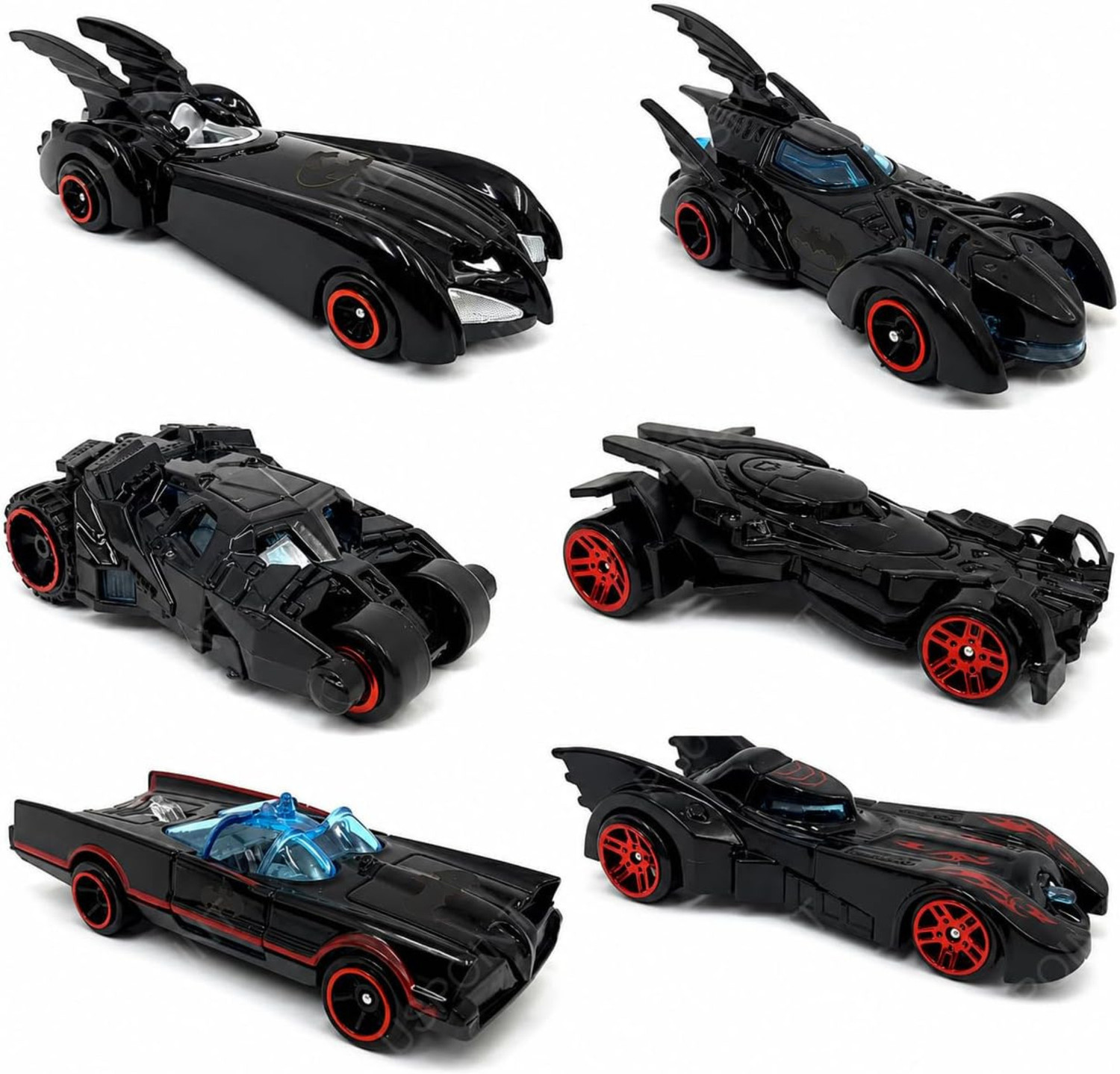 Image of RAD CARTEL Bat Hero Car Mini Model Car Metal Cars Set Push N Go 6 Pc Vehicles, Racing Cars