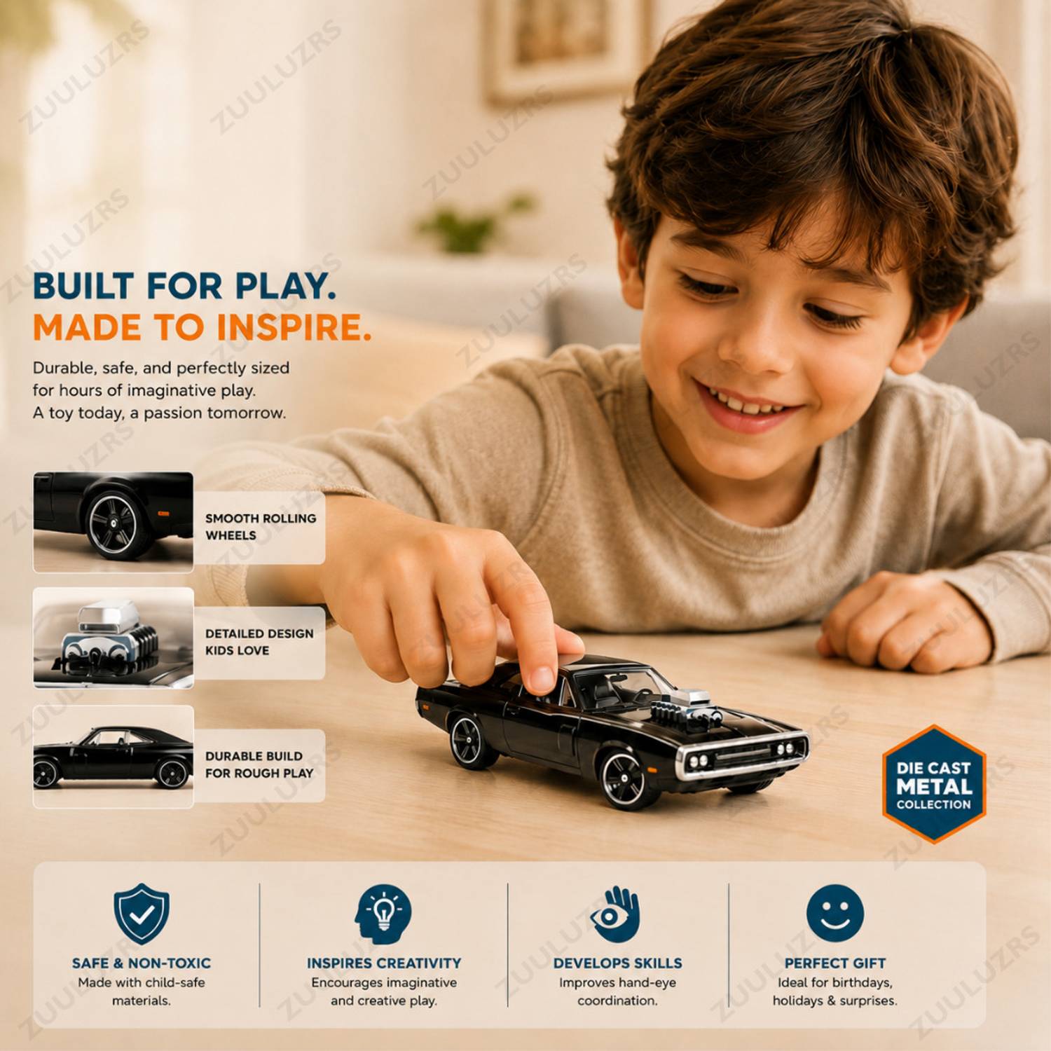Zuuluzrs Fast & Furious 1:64 Diecast Model Car - Image 5