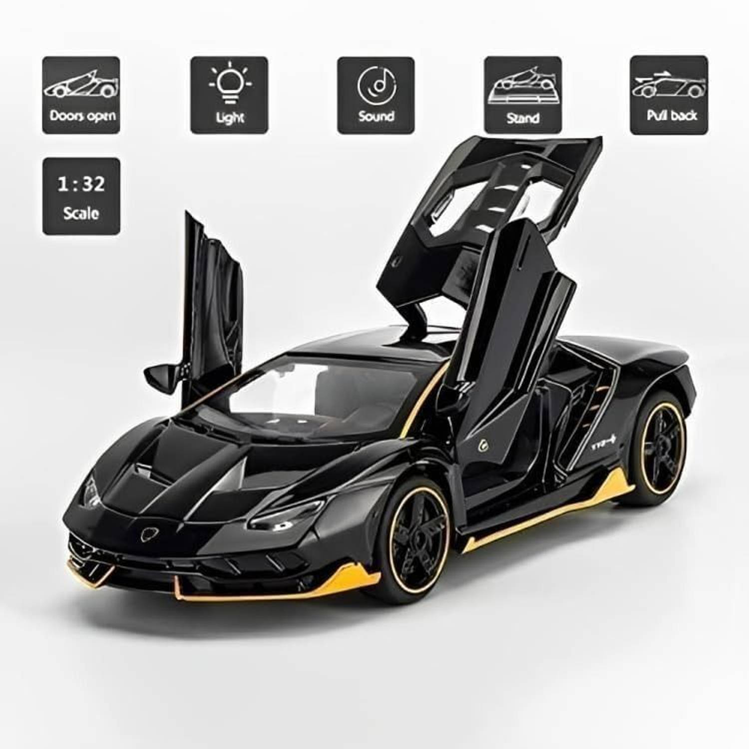 ZUNBELLA 1:32 Scale Luxury SUV Metal Car - Image 4
