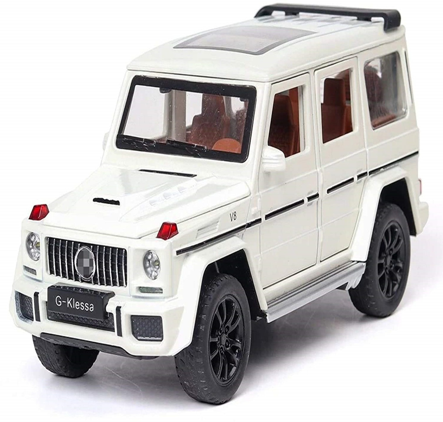 Image of KTRS 1:32 Mercedes C-Klessa Benz AMG-G63 Pull Back Sound Light Toys Vehicle