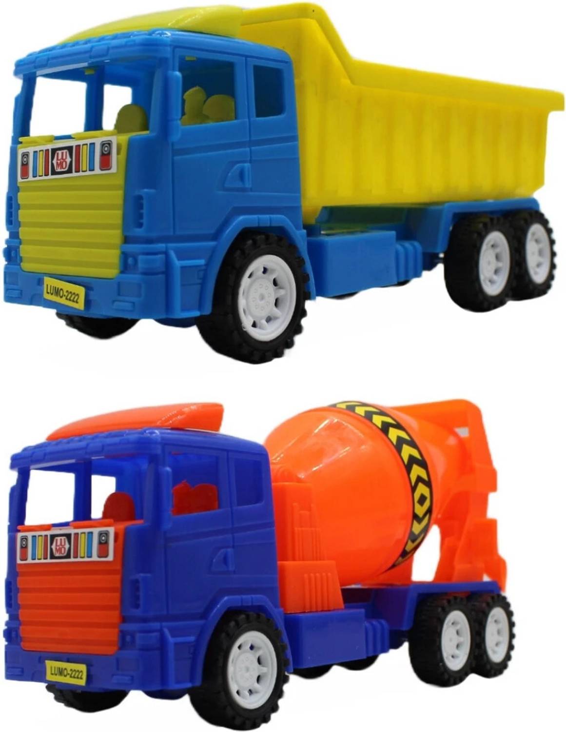 neoinsta shopping Combo of 2 Friction based Blue|Yellow Dumper