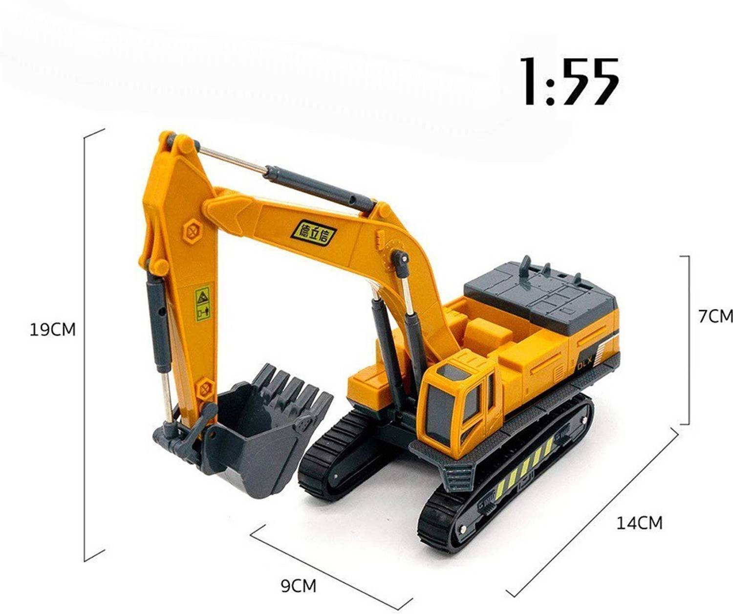 DEUSON JCB Long Crane Excavator Bulldozer Toy - Image 2