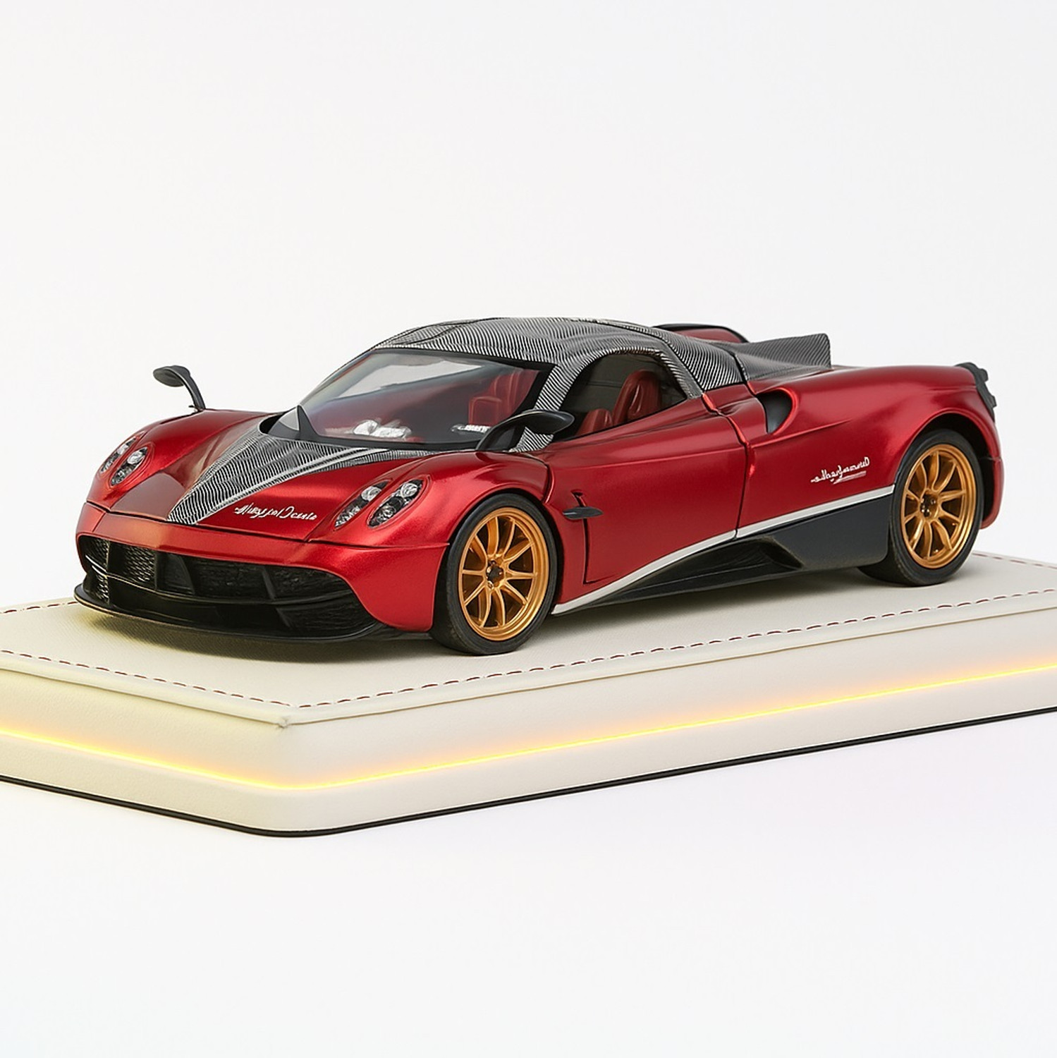 Image of Ignite Pagani Huayra Toy Car 1:32 Diecast Metal Cars with Openable Door, Light & Sound
