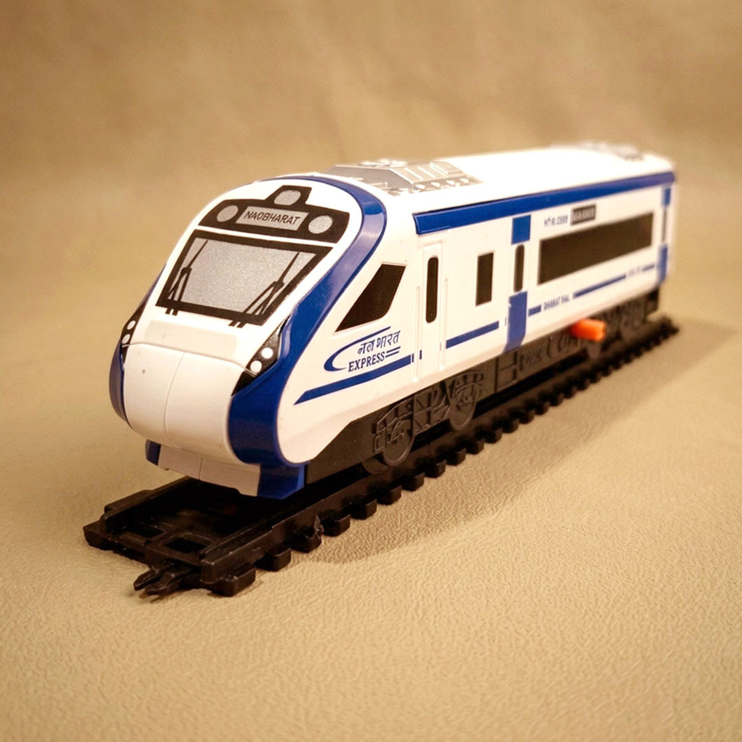 Image of Toyterra Vande Bharat Blue Train Set 23 Pcs for Kids 3+ Years