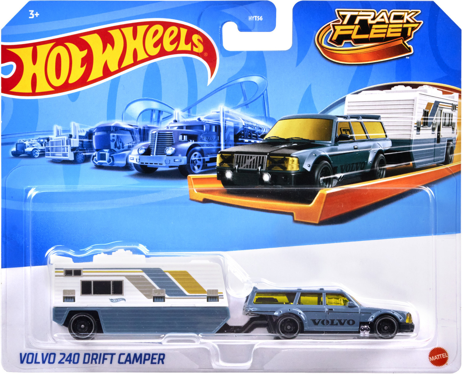 Image of HOT WHEELS Track Fleet, 1:64 Scale Die-Cast Toy Vehicle, Works on Track (Styles May Vary)