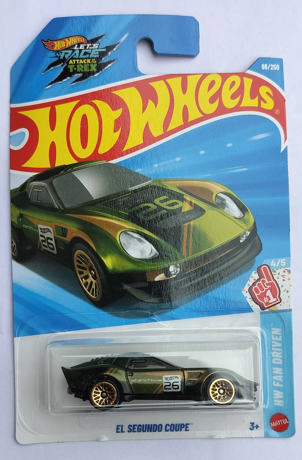 Hot Wheels Fan Driven El Segundo Coupe Green - Image 1