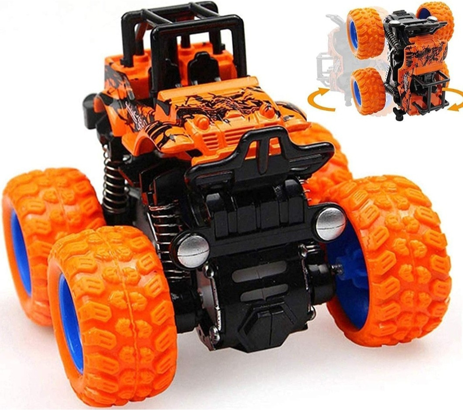 Image of KavyaTanishq Combo unbreakable mini monster truck Toy for kids girls and boys pack of -2