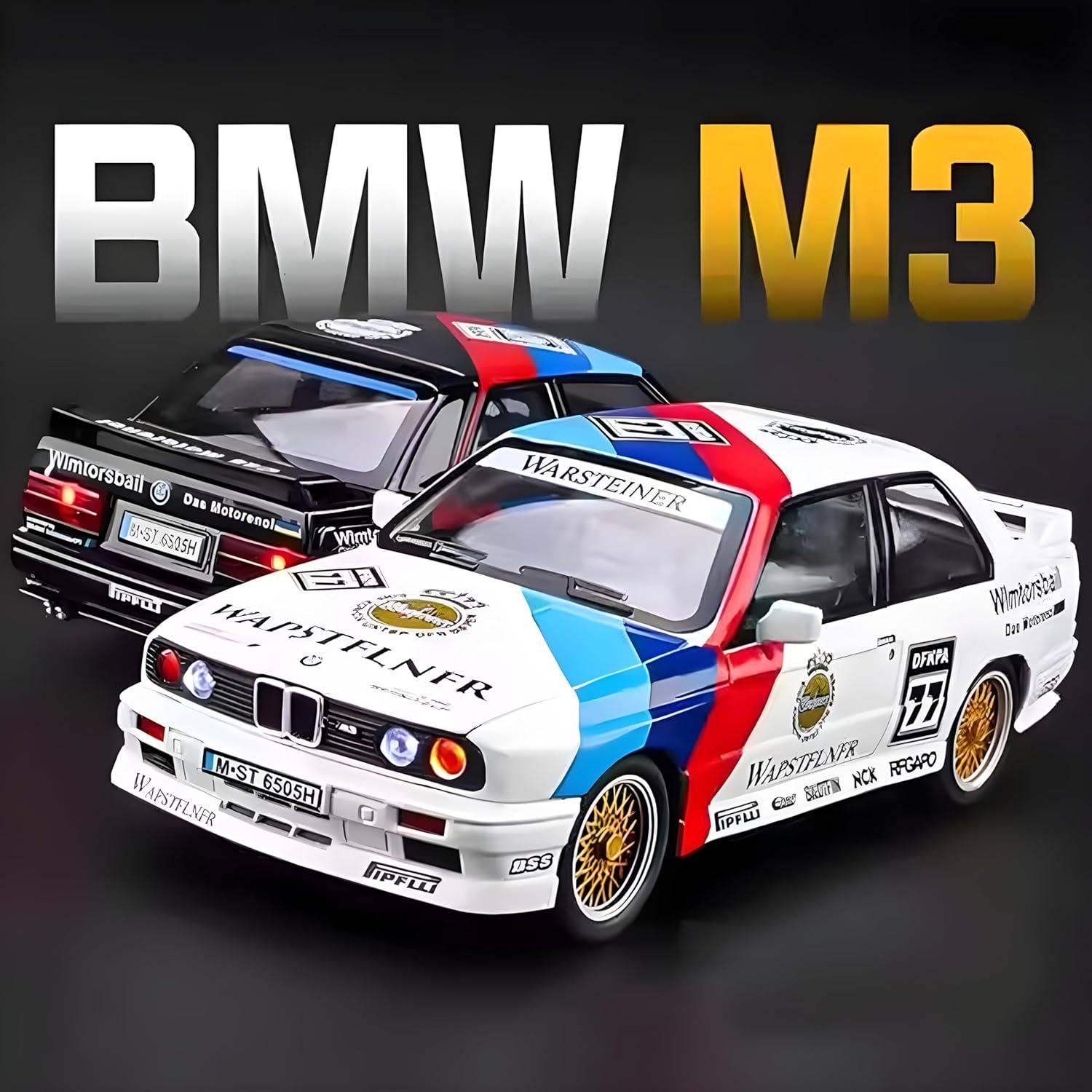 Zuuluzrs 1:24 BMW M3 E30 Toy Car - Image 3