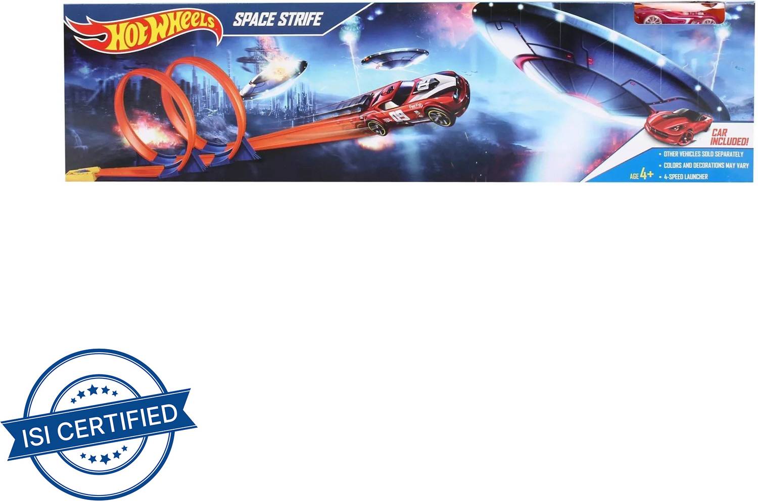 HOT WHEELS Space Strife trackset includes 1 Die-cast car