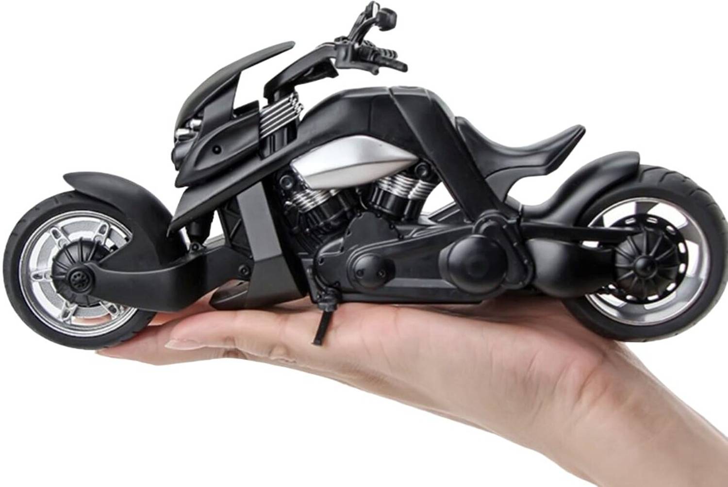 Magicwand Die-Cast Metal 1:14 Ghost Rider Motorcycle, Pull Back