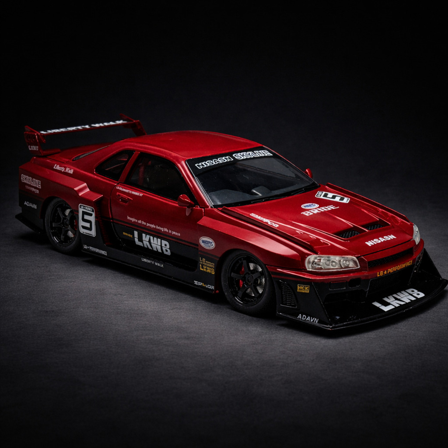 Image of Toyify Metal Die Cast Car Toy for Kids with Lights & Sound\ Openable doors