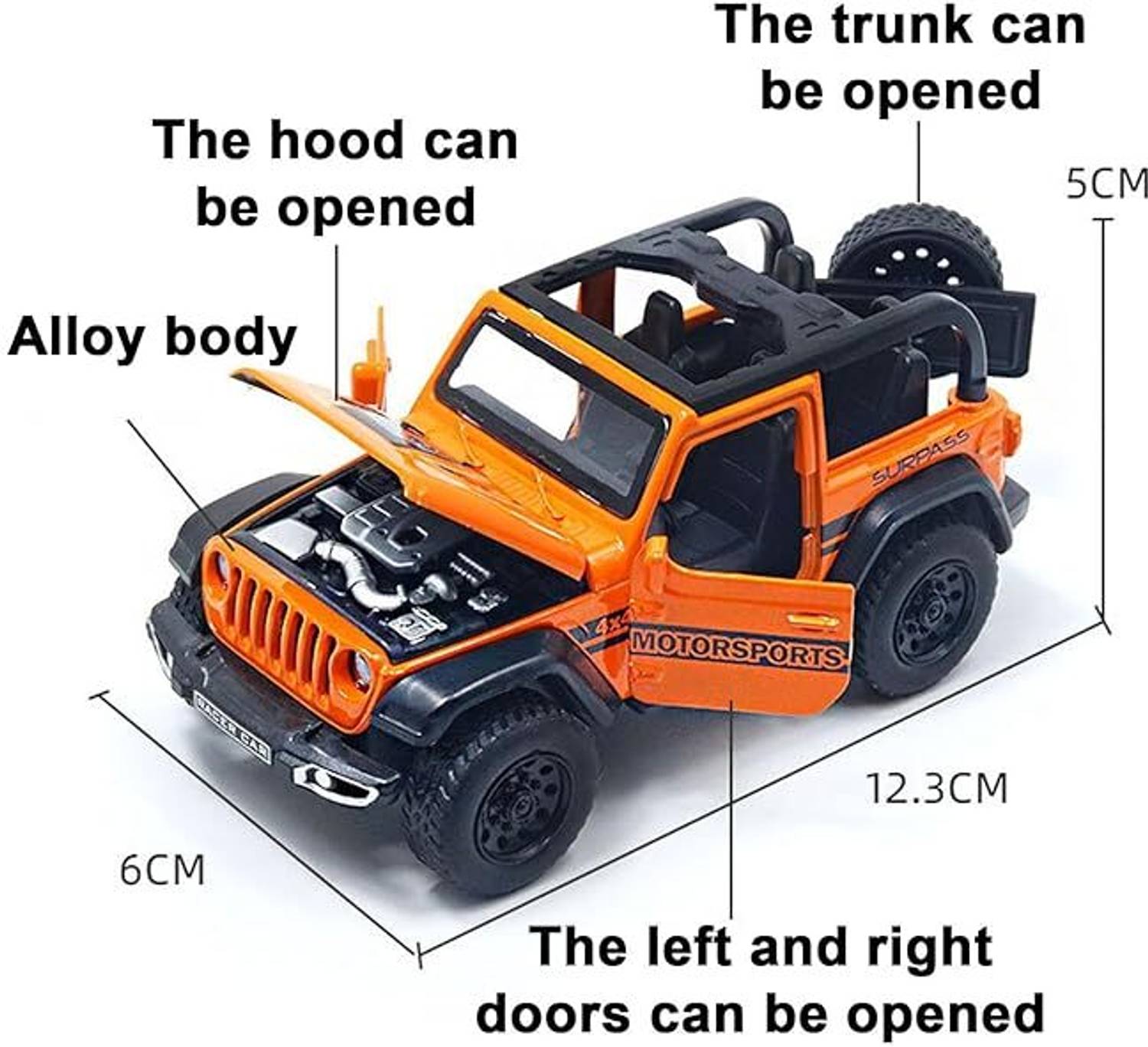 Dream Choice Thar Alloy Kids Car - Image 2