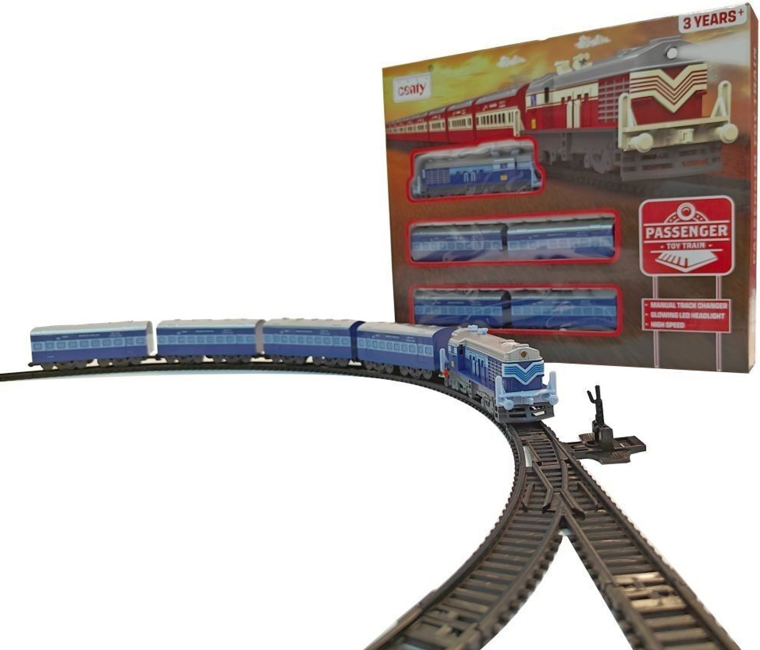 Image of Kidz N Toys battery operated toy train with manual track changer Train Toy