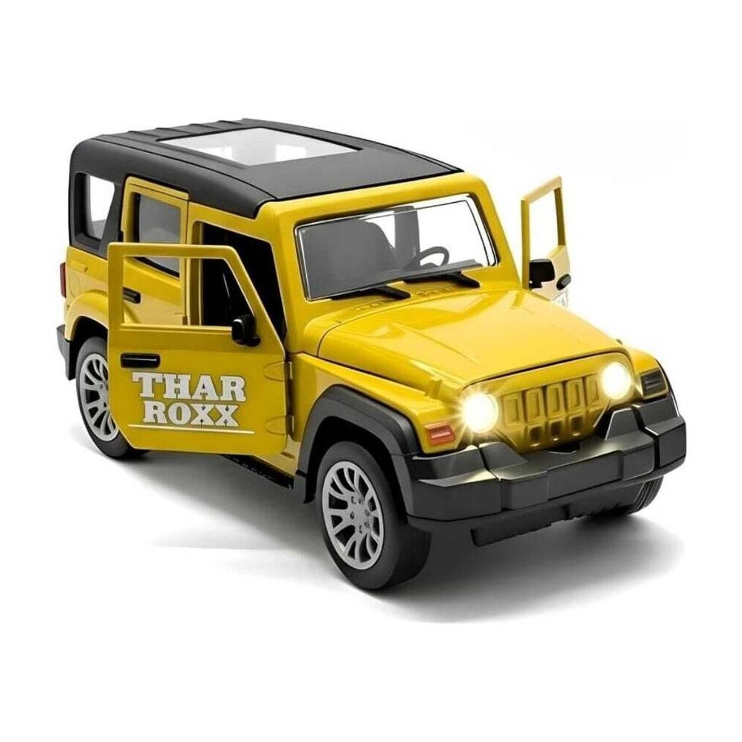 bhuvienterprises Die-Cast THAR Roxx Toy Car with Light & Music| Perfect 4 Gifts