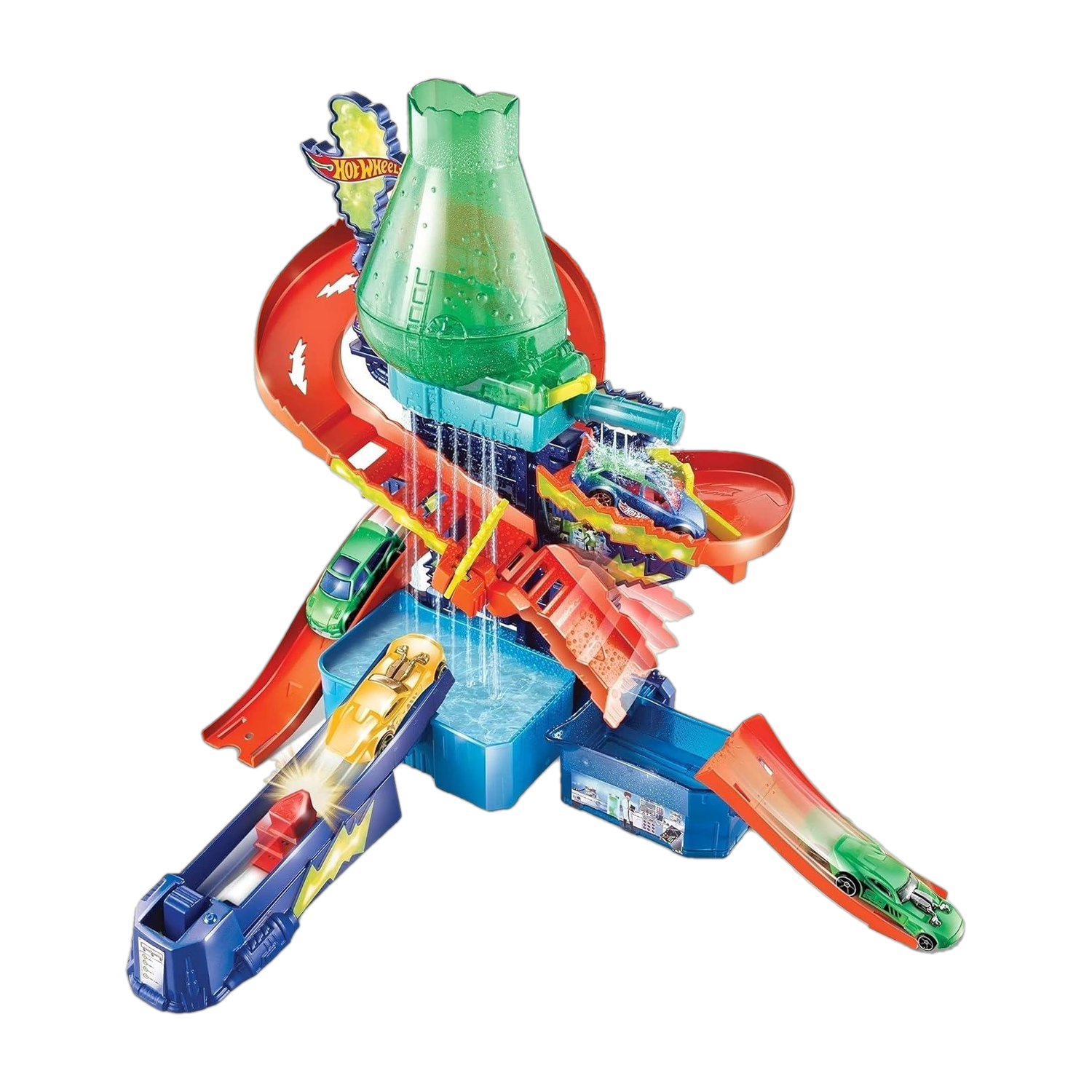 Image of HOT WHEELS Shifters Color Splash ScienceLab Playset