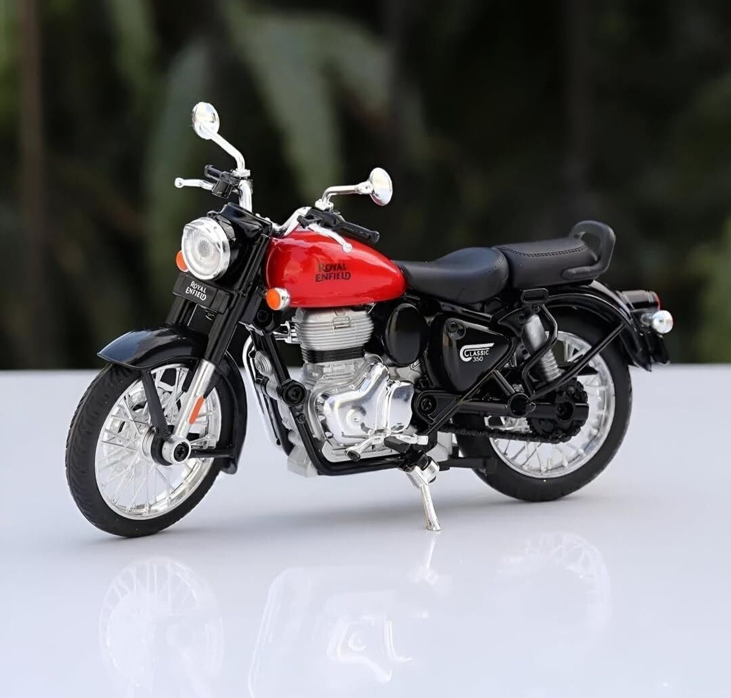Image of BEE BLISS 1 /15 Scale Model Bullet Bike Toy Classic 350 Royal Enfield Bullet Bike Toy