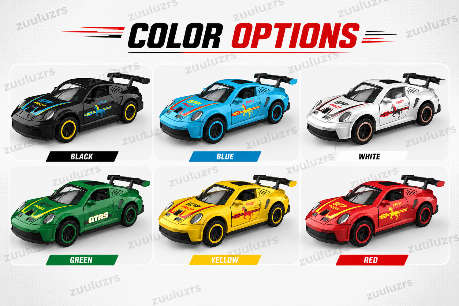 Image of Zuuluzrs Scale Model 1 /64 Porsche 911 Car Diecast Model Best